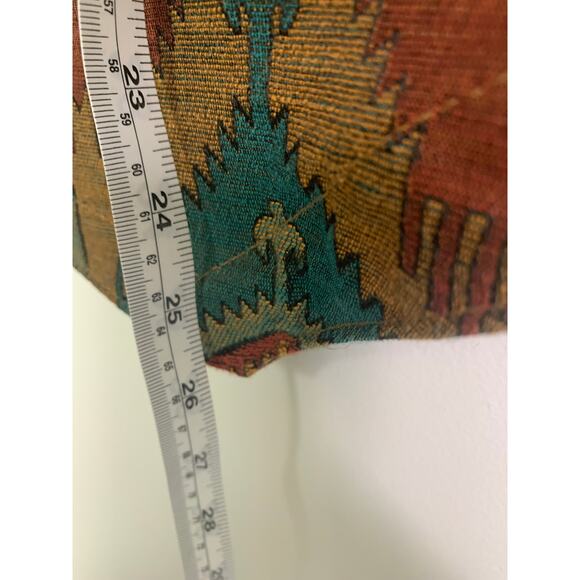 Vintage Willowbend Western Tapestry Button Up Vest, Size L - Picture 6 of 8